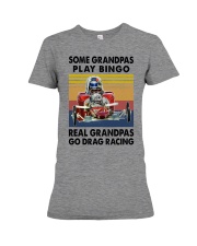 real grandpas drag racing Premium Fit Ladies Tee tile