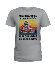 real grandpas drag racing Ladies T-Shirt tile