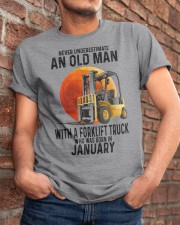 01 forklift truck old man color Classic T-Shirt apparel-classic-tshirt-lifestyle-26