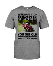 sportbike riding Premium Fit Mens Tee tile