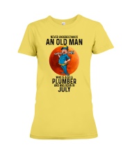 07 plumber Premium Fit Ladies Tee tile