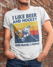 Hockey I Like Beer Classic T-Shirt apparel-classic-tshirt-lifestyle-26