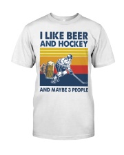 Hockey I Like Beer Premium Fit Mens Tee tile