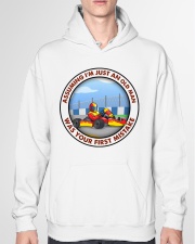 assuming-old man kart-racing Hooded Sweatshirt garment-hooded-sweatshirt-front-04