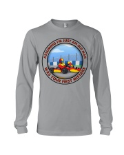 assuming-old man kart-racing Long Sleeve Tee tile