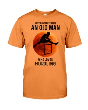 hurdling never old man Premium Fit Mens Tee tile