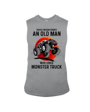 monster truck old man never Sleeveless Tee tile