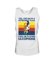Saxophone Plan Unisex Tank tile