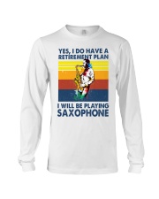 Saxophone Plan Long Sleeve Tee tile