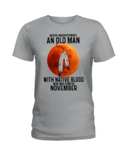 11 native old man Ladies T-Shirt tile