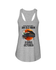 10 piano old mannn never Ladies Flowy Tank tile