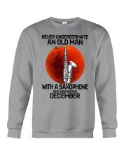 saxophone old man 12 Crewneck Sweatshirt tile