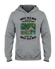 most old men Fly fishing Hooded Sweatshirt tile