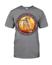 assuming-old lady rodeo Classic T-Shirt tile