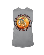 assuming-old lady rodeo Sleeveless Tee tile
