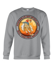 assuming-old lady rodeo Crewneck Sweatshirt tile