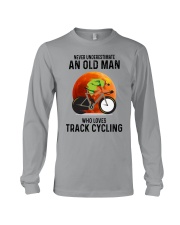 track cycling old man Long Sleeve Tee tile