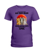 cats-old-man-4 Ladies T-Shirt tile
