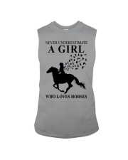 horses never girl Sleeveless Tee tile