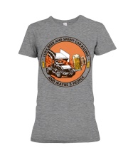 i like beer sprint car racing Premium Fit Ladies Tee tile