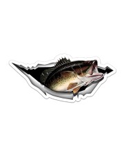 Largemouth Bass Sticker - Single (Horizontal) front