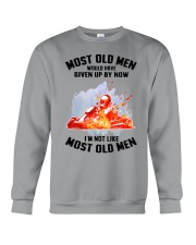 old man kart racing Crewneck Sweatshirt tile