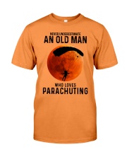 parachuting old man Premium Fit Mens Tee tile