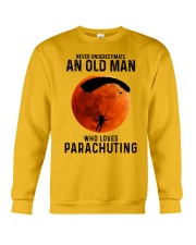 parachuting old man Crewneck Sweatshirt tile