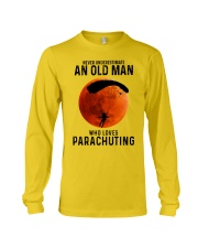parachuting old man Long Sleeve Tee tile