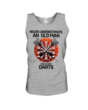 darts never old man Unisex Tank tile
