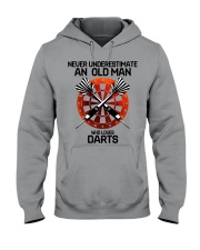 darts never old man Hooded Sweatshirt tile
