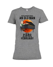 02 piano old mannn never Premium Fit Ladies Tee tile