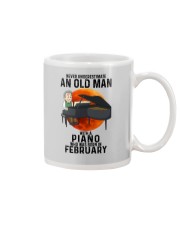 02 piano old mannn never Mug tile