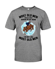 old man Eventing Premium Fit Mens Tee tile