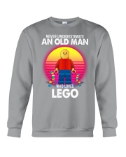 black old lego Crewneck Sweatshirt tile