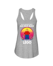 black old lego Ladies Flowy Tank tile