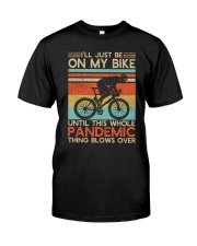 I'll just be on my bike Premium Fit Mens Tee tile