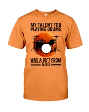 my talent playing drums Premium Fit Mens Tee tile