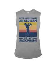 saxophone oldman vintage Sleeveless Tee tile