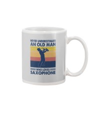 saxophone oldman vintage Mug tile