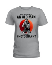 03 hat camera old man Ladies T-Shirt tile