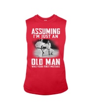 Assuming Karate Old Man Sleeveless Tee tile