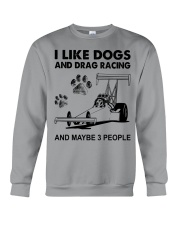 Drag Racing Like Dogs Crewneck Sweatshirt tile