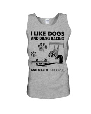 Drag Racing Like Dogs Unisex Tank tile
