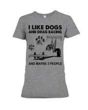 Drag Racing Like Dogs Premium Fit Ladies Tee tile