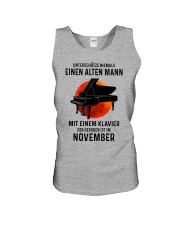 11 piano old man german Unisex Tank tile