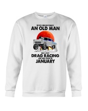 never drag racing-1 Crewneck Sweatshirt tile