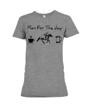 plan for the day-Horse Racing Premium Fit Ladies Tee tile
