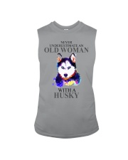 bever underestimate an Husky Sleeveless Tee tile