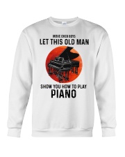 Piano Let This Old Man Crewneck Sweatshirt tile